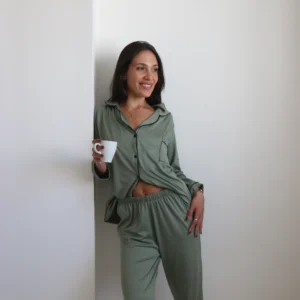 Pijama Camisero Liso